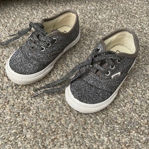 Toddler sparkly Vans